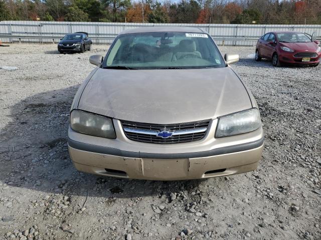 2G1WF52E049279145 - 2004 CHEVROLET IMPALA BROWN photo 5