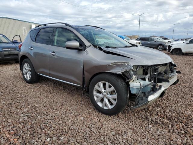 JN8AZ1MW8BW184316 - 2011 NISSAN MURANO S GRAY photo 4