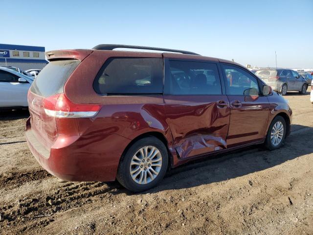 5TDYK3DC2DS395353 - 2013 TOYOTA SIENNA XLE MAROON photo 3