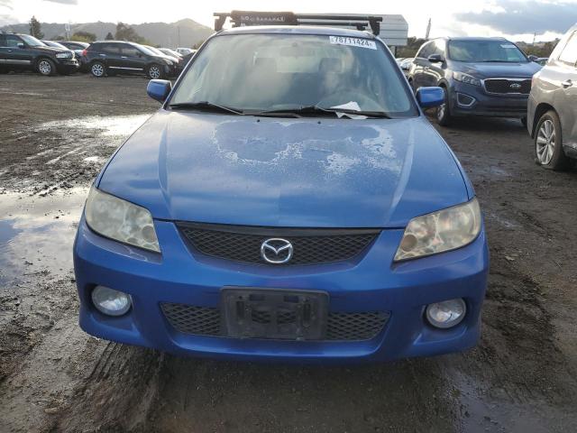 JM1BJ245431193789 - 2003 MAZDA PROTEGE PR5 BLUE photo 5