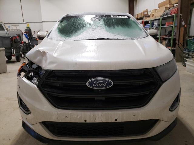 2FMPK4AP4HBC46227 - 2017 FORD EDGE SPORT WHITE photo 5