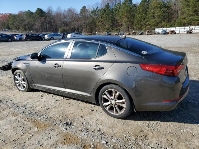 5XXGN4A7XDG188291 - 2013 KIA OPTIMA EX GRAY photo 2