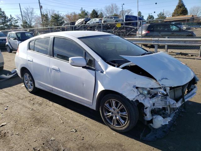 JHMZE2H76AS026063 - 2010 HONDA INSIGHT EX WHITE photo 4