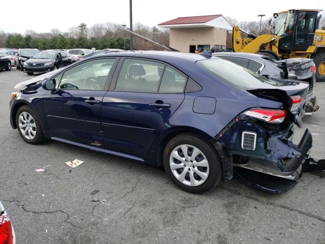 JTDEPMAEXNJ200680 - 2022 TOYOTA COROLLA LE BLUE photo 2