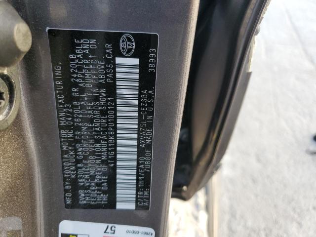 4T1G11BK8PU100121 - 2023 TOYOTA CAMRY SE NIGHT SHADE GRAY photo 13