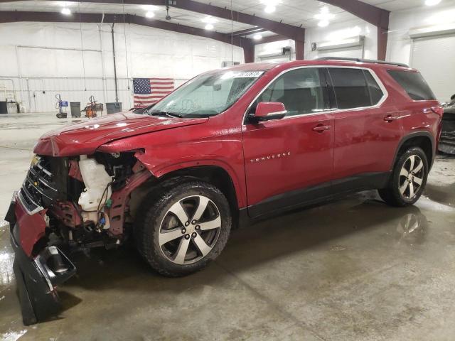 1GNEVHKW2LJ252197 - 2020 CHEVROLET TRAVERSE LT RED photo 1