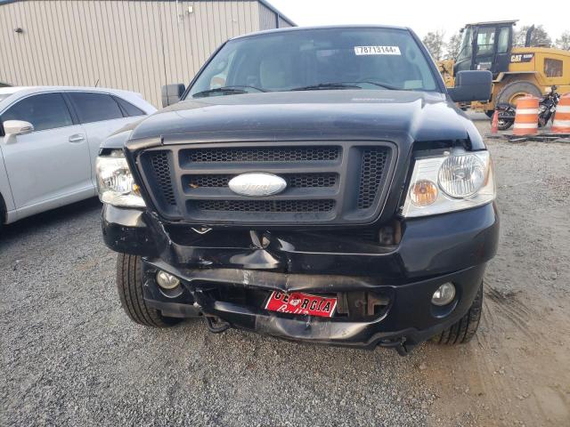 1FTRF14W67KB12083 - 2007 FORD F150 BLACK photo 5