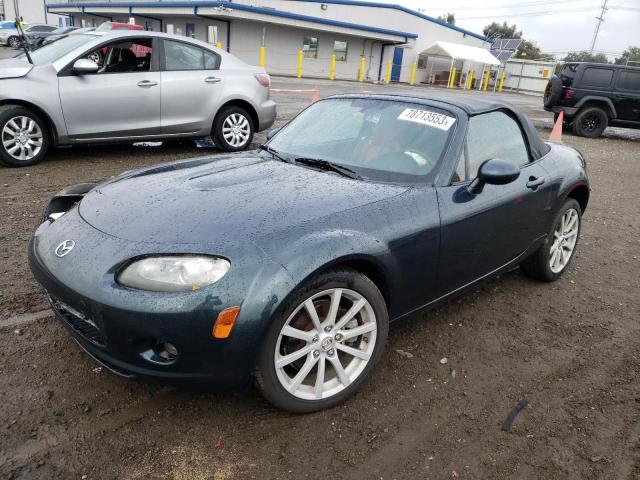 JM1NC25F760106377 - 2006 MAZDA MX-5 MIATA GREEN photo 1