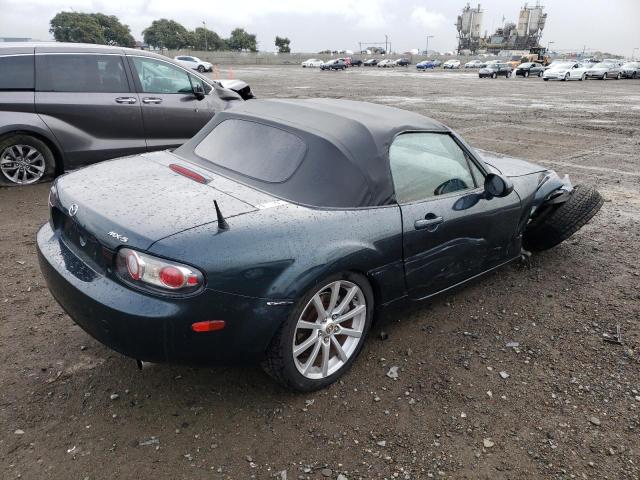 JM1NC25F760106377 - 2006 MAZDA MX-5 MIATA GREEN photo 3