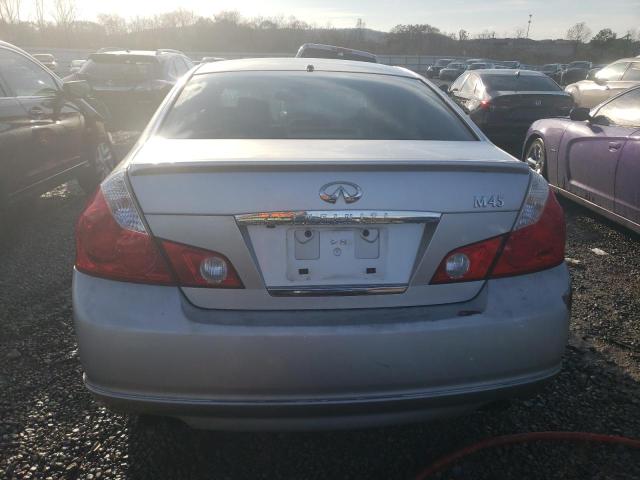 JNKBY01E06M202395 - 2006 INFINITI M45 BASE SILVER photo 6