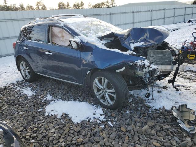 JN8AZ18W39W124531 - 2009 NISSAN MURANO S BLUE photo 4