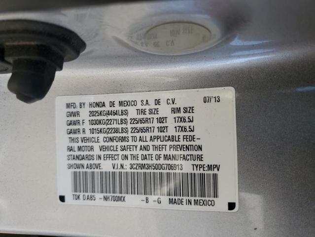 3CZRM3H50DG706913 - 2013 HONDA CR-V EX SILVER photo 13