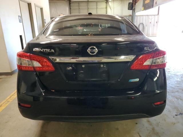 3N1AB7AP8DL615555 - 2013 NISSAN SENTRA S BLACK photo 6