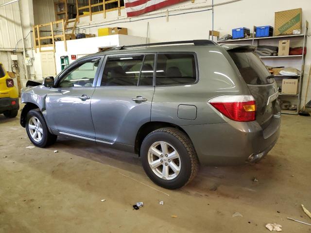 5TDZA3EH3AS003350 - 2010 TOYOTA HIGHLANDER GRAY photo 2