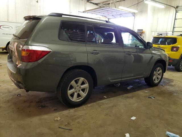 5TDZA3EH3AS003350 - 2010 TOYOTA HIGHLANDER GRAY photo 3