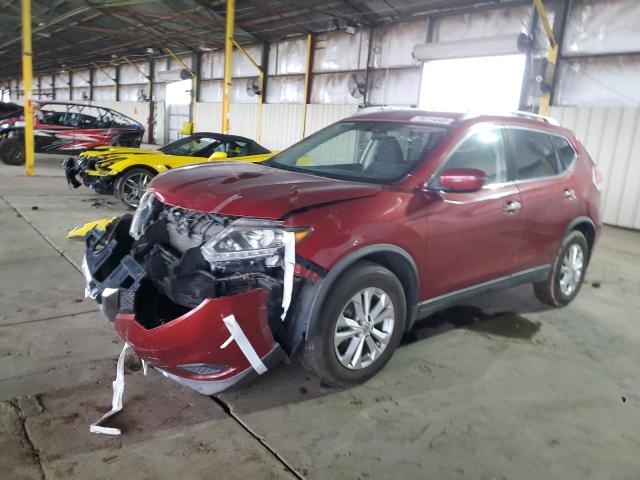 KNMAT2MT5GP709486 - 2016 NISSAN ROGUE S RED photo 1