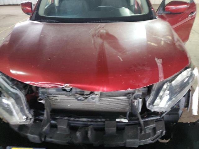 KNMAT2MT5GP709486 - 2016 NISSAN ROGUE S RED photo 11