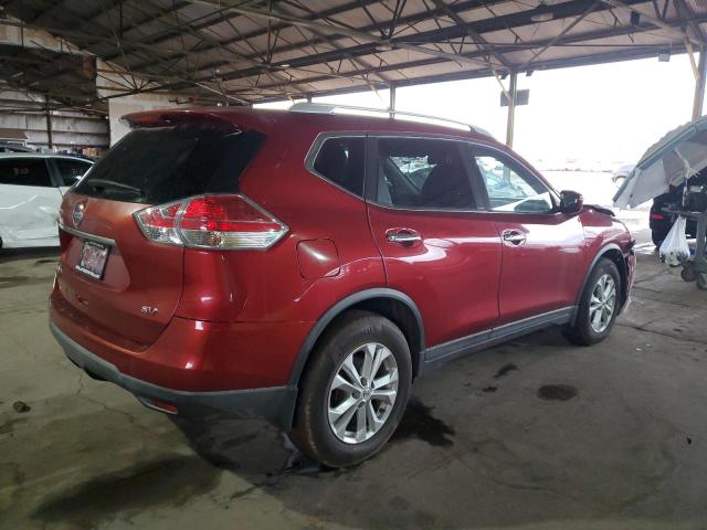 KNMAT2MT5GP709486 - 2016 NISSAN ROGUE S RED photo 3
