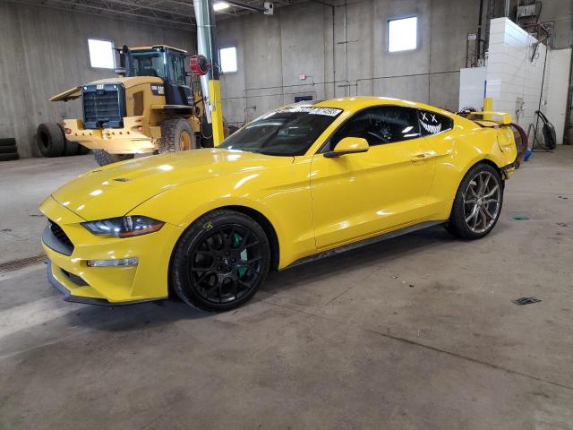 1FA6P8TH0J5172271 - 2018 FORD MUSTANG YELLOW photo 1