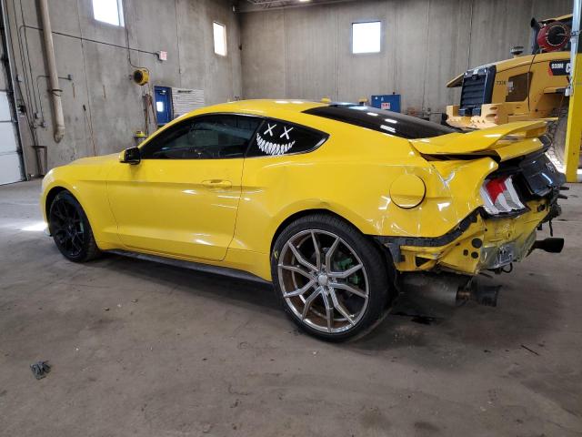 1FA6P8TH0J5172271 - 2018 FORD MUSTANG YELLOW photo 2