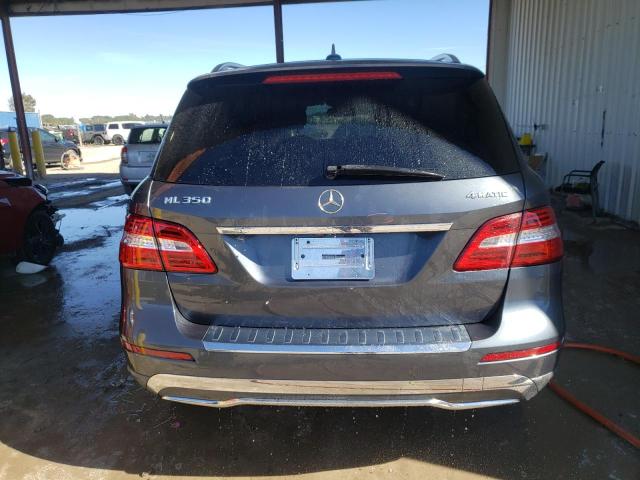 4JGDA5HB4CA018643 - 2012 MERCEDES-BENZ ML 350 4MATIC GRAY photo 6