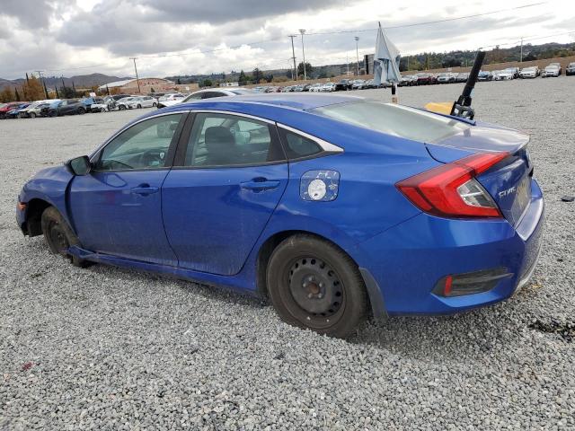 2HGFC2F66LH591039 - 2020 HONDA CIVIC LX BLUE photo 2