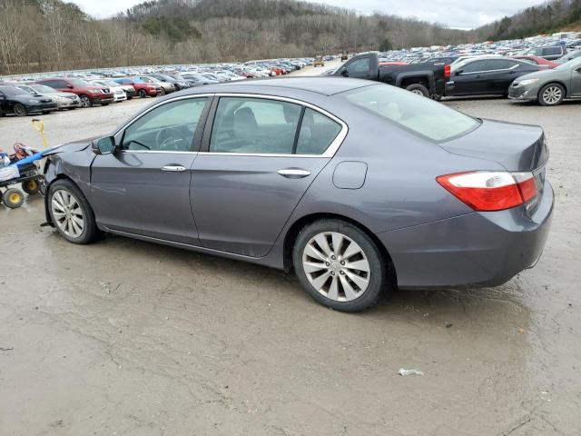 1HGCR2F71EA065378 - 2014 HONDA ACCORD EX GRAY photo 2