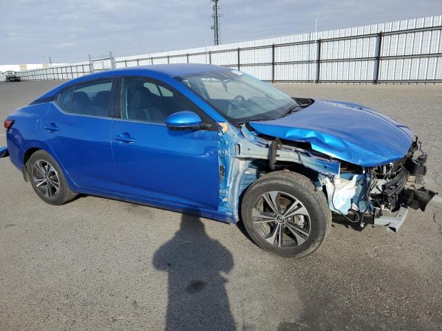 3N1AB8CV5NY293981 - 2022 NISSAN SENTRA SV BLUE photo 4