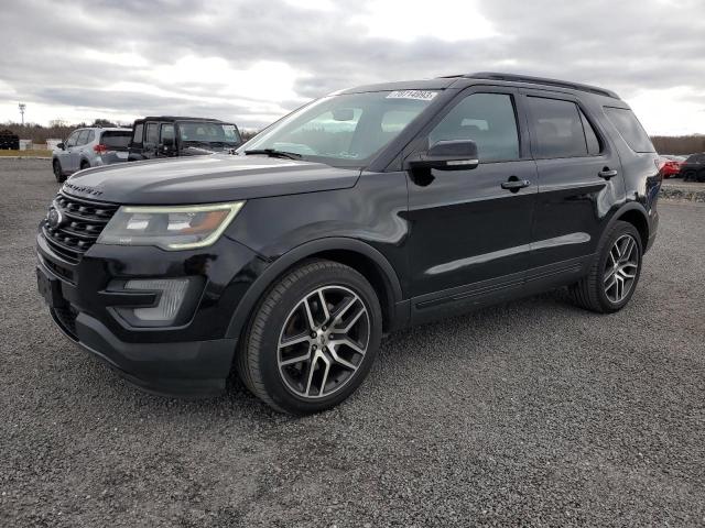 1FM5K8GT0HGB29238 - 2017 FORD EXPLORER SPORT BLACK photo 1