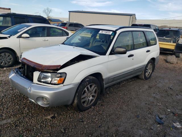 JF1SG67605H722598 - 2005 SUBARU FORESTER 2.5XS LL BEAN WHITE photo 1