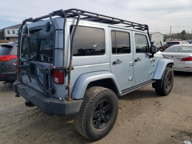 1C4HJWEG3CL148462 - 2012 JEEP WRANGLER SAHARA BLUE photo 3