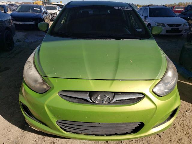 KMHCT5AE0CU058081 - 2012 HYUNDAI ACCENT GLS GREEN photo 5