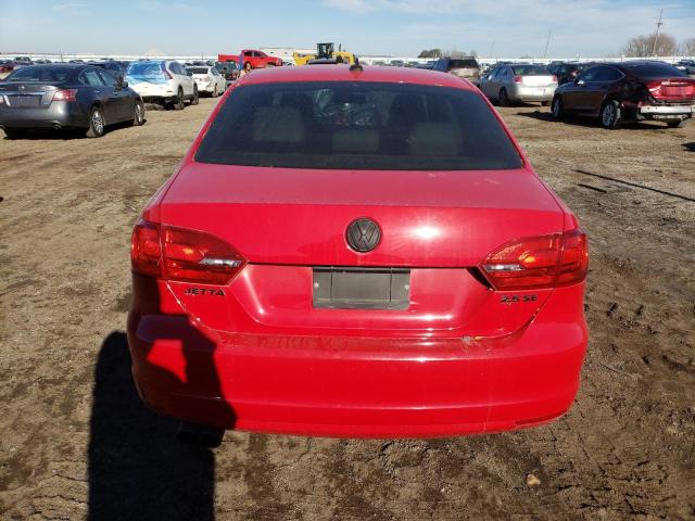 3VWDX7AJ6DM448532 - 2013 VOLKSWAGEN JETTA SE RED photo 6