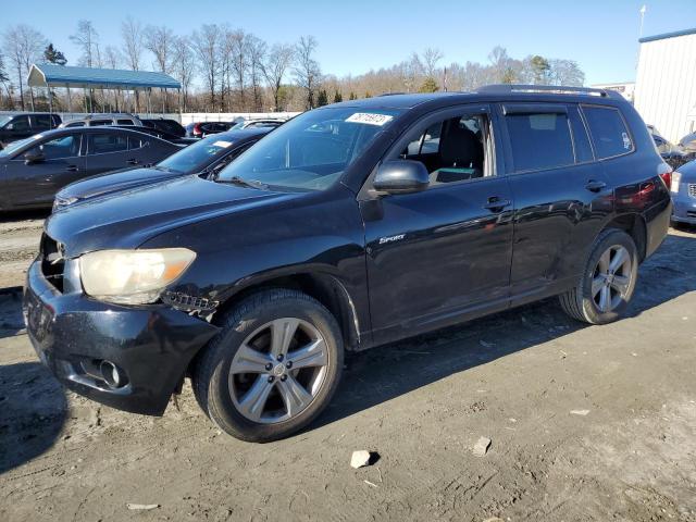 JTEES43A682089225 - 2008 TOYOTA HIGHLANDER SPORT BLACK photo 1