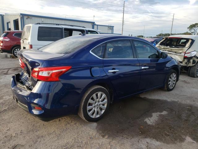 3N1AB7AP2HY388582 - 2017 NISSAN SENTRA S BLUE photo 3