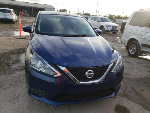 3N1AB7AP2HY388582 - 2017 NISSAN SENTRA S BLUE photo 5