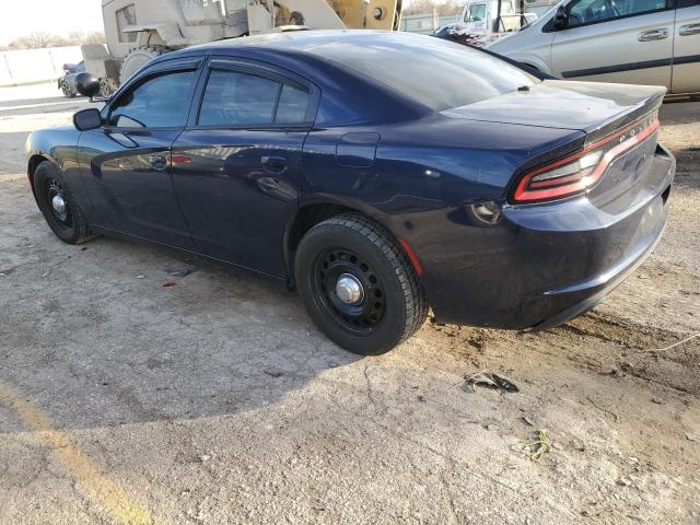 2C3CDXKT6FH867557 - 2015 DODGE CHARGER POLICE BLUE photo 2