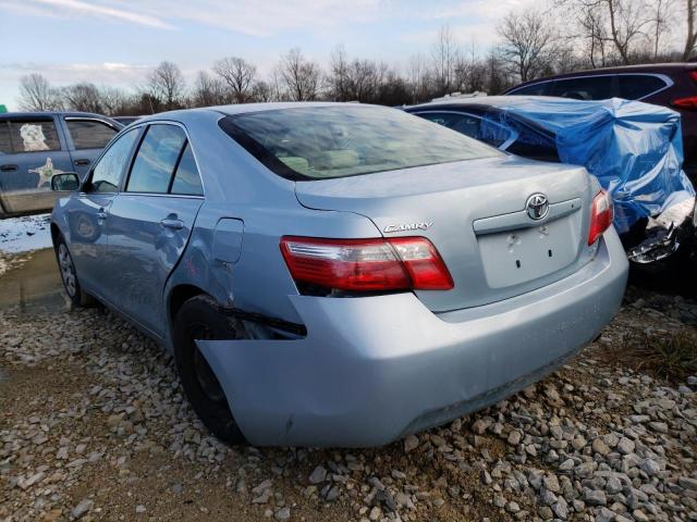 4T1BE46K77U520415 - 2007 TOYOTA CAMRY CE BLUE photo 2