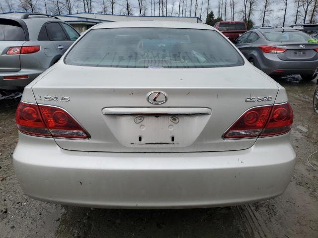 JTHBA30G965159100 - 2006 LEXUS ES 330 CREAM photo 6