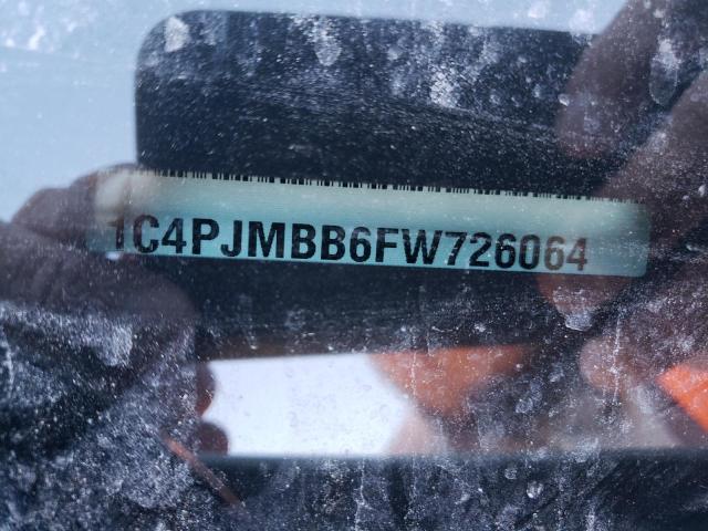 1C4PJMBB6FW726064 - 2015 JEEP CHEROKEE TRAILHAWK GRAY photo 14