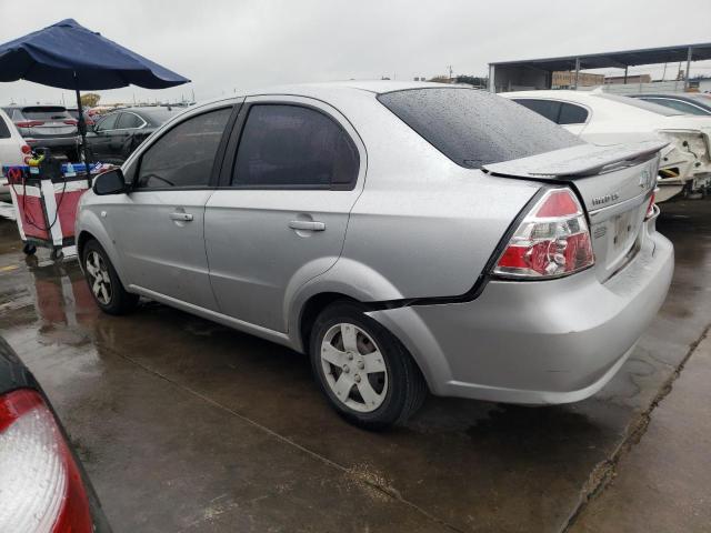 KL1TD56677B177788 - 2007 CHEVROLET AVEO BASE SILVER photo 2