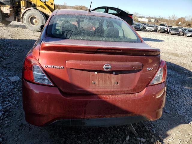 3N1CN7AP4KL818097 - 2019 NISSAN VERSA S RED photo 6