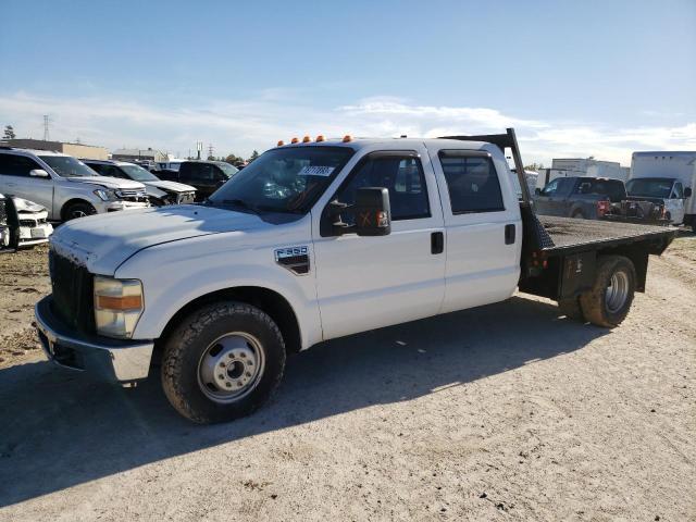 1FDWW36RX8EC54017 - 2008 FORD F350 SUPER DUTY WHITE photo 1