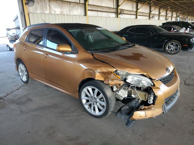 2T1GE40E69C002731 - 2009 TOYOTA COROLLA MA XRS ORANGE photo 4