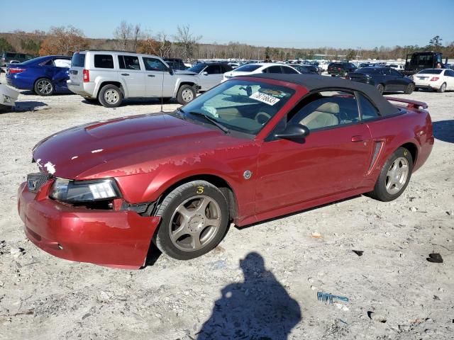 1FAFP44694F146790 - 2004 FORD MUSTANG BURGUNDY photo 1