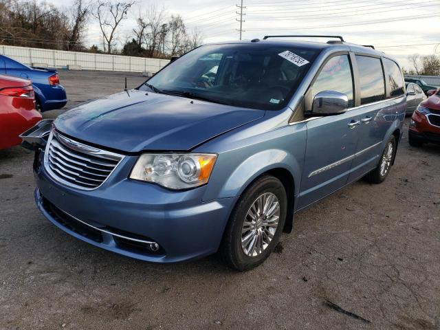 2A4RR6DG5BR783505 - 2011 CHRYSLER TOWN & COU LIMITED BLUE photo 1