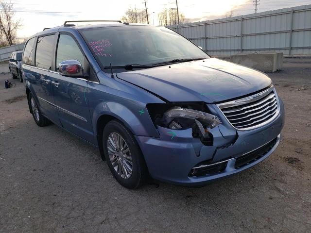 2A4RR6DG5BR783505 - 2011 CHRYSLER TOWN & COU LIMITED BLUE photo 4