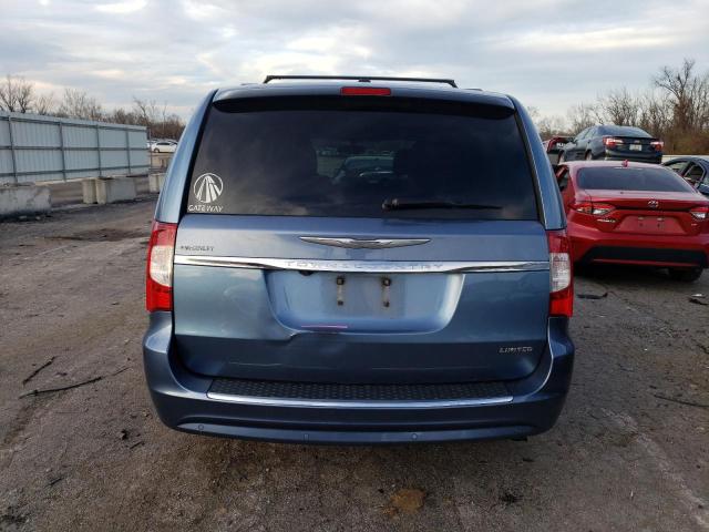 2A4RR6DG5BR783505 - 2011 CHRYSLER TOWN & COU LIMITED BLUE photo 6