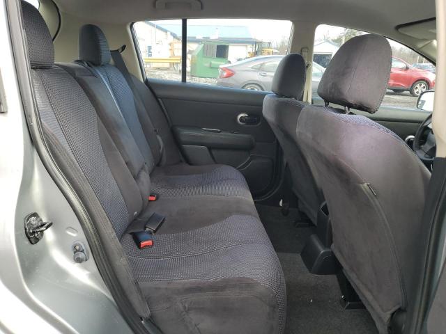 3N1BC1CP6BL444653 - 2011 NISSAN VERSA S SILVER photo 10