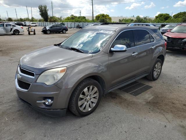 2CNALFEW4A6335259 - 2010 CHEVROLET EQUINOX LTZ GRAY photo 1